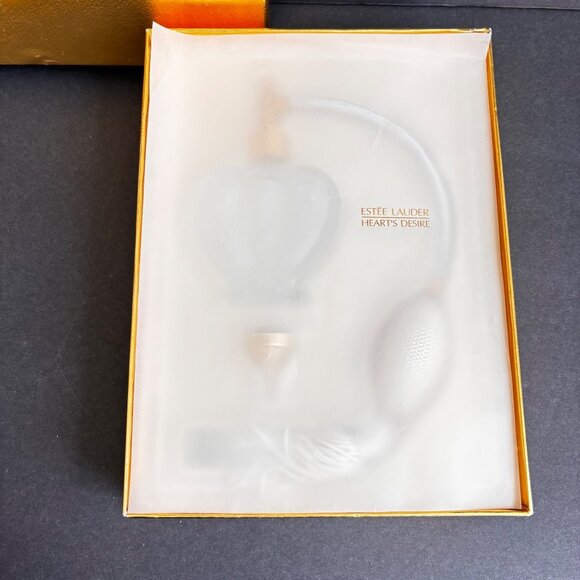Estee Lauder Refillable Heart's Desire Perfume Spray Bottle Atomizer Funnel New - Picture 5 of 8
